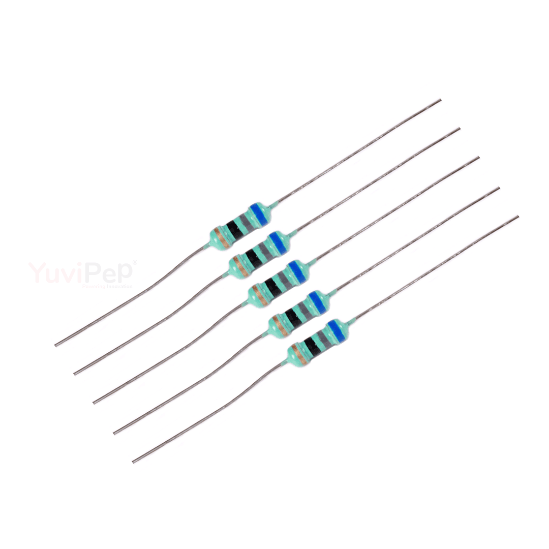 68 Ohm (Ω) 1/4W Resistor (Pack of 5) thumbnail 3