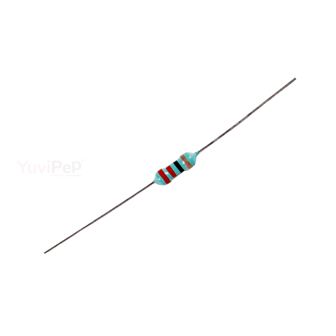22 Ohm (Ω) 1/4W Resistor (Pack of 5) thumbnail 2