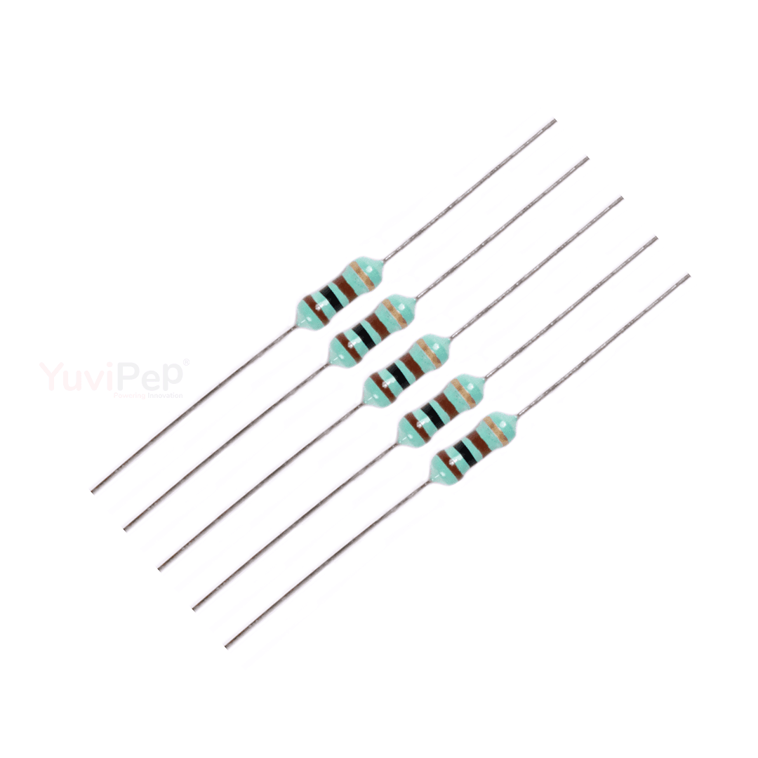 100 Ohm (Ω) 1/4W Resistor (Pack of 5) thumbnail 3