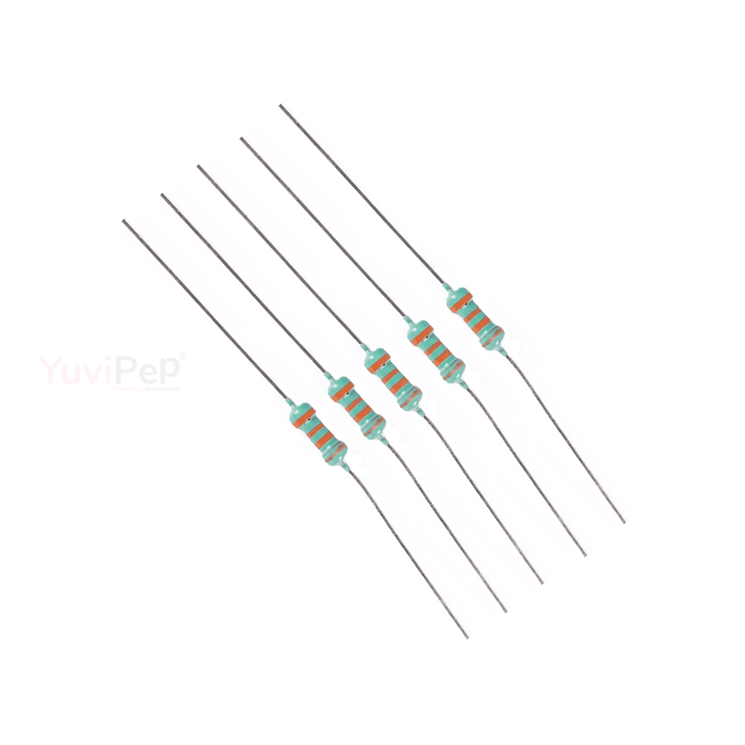 RES 33K Ohm (Ω) 1/4W Resistor (Pack of 5) thumbnail 3