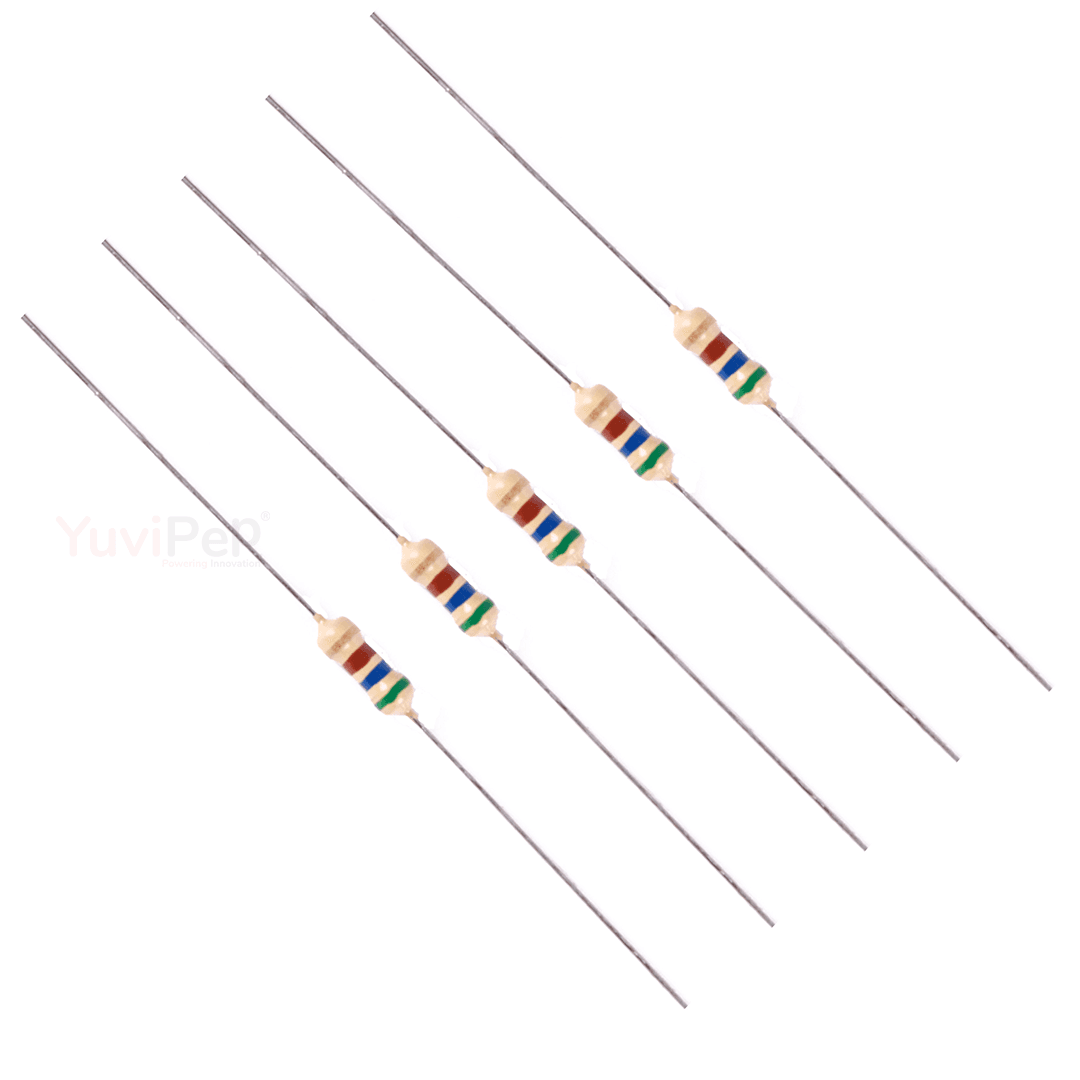 560 Ohm (Ω) 1/4W Resistor (Pack of 5) thumbnail 3