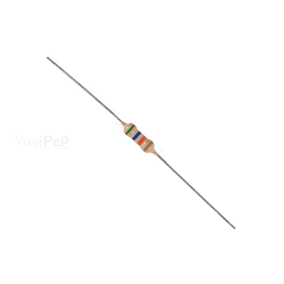 56K Ohm (Ω) 1/4W Resistor (Pack of 5)