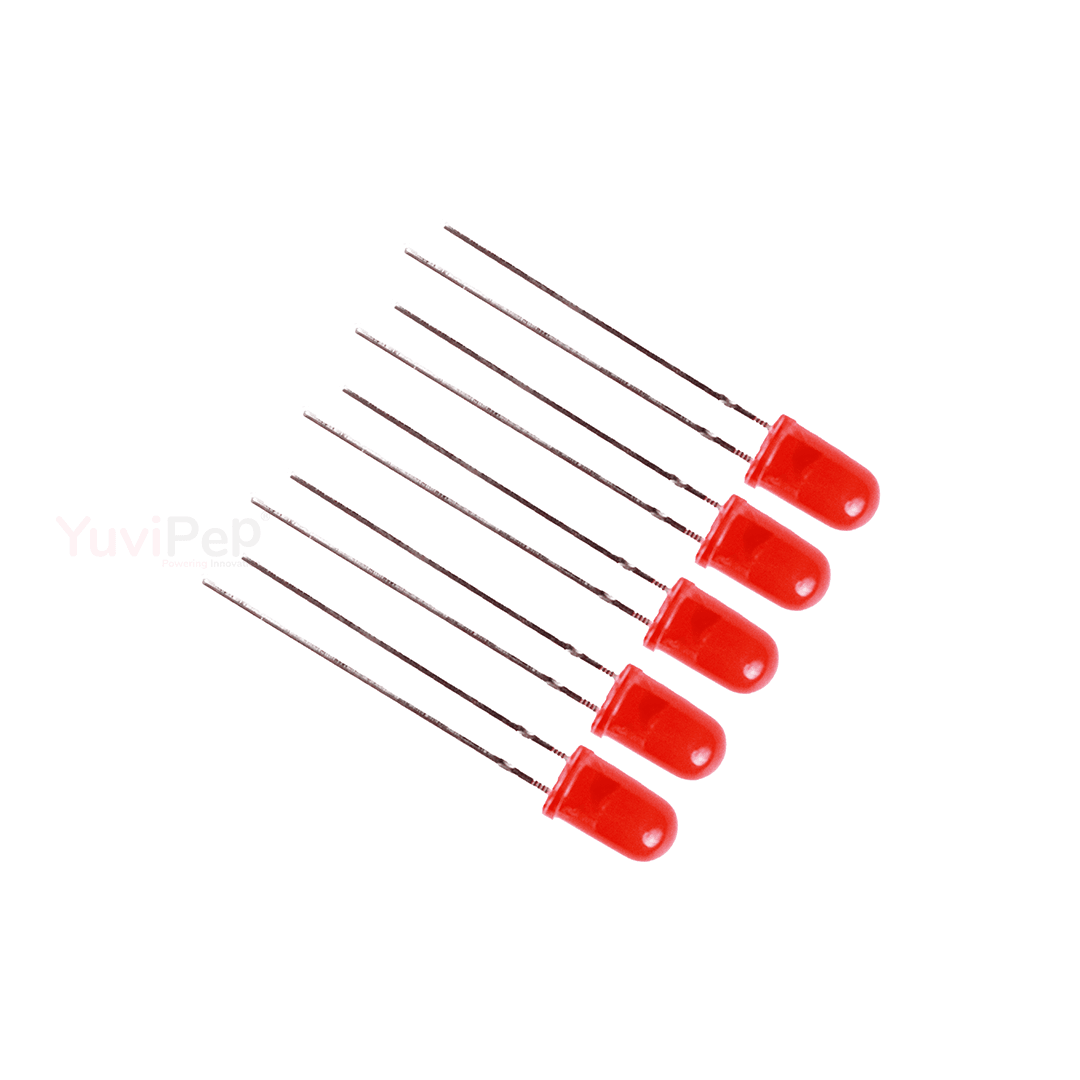 Red LED (5MM) (Pack of 5) thumbnail 3