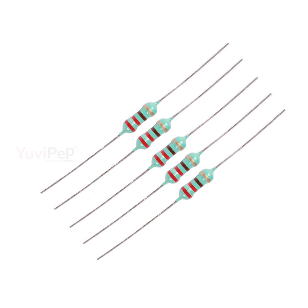 220 Ohm (Ω) 1/4W Resistor (Pack of 5) thumbnail 3