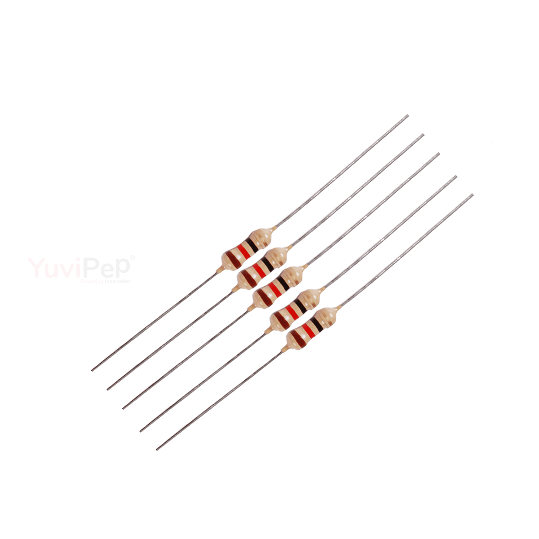 12 Ohm (Ω) 1/4W Resistor (Pack of 5) thumbnail 3