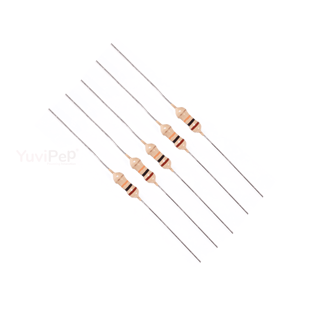 10K Ohm (Ω) 1/4W Resistor (Pack of 5) thumbnail 3