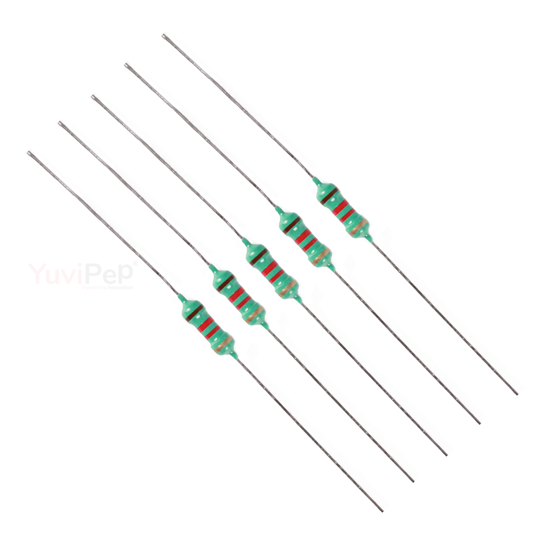 1.2K Ohm (Ω) 1/4W Resistor (Pack of 5) thumbnail 3