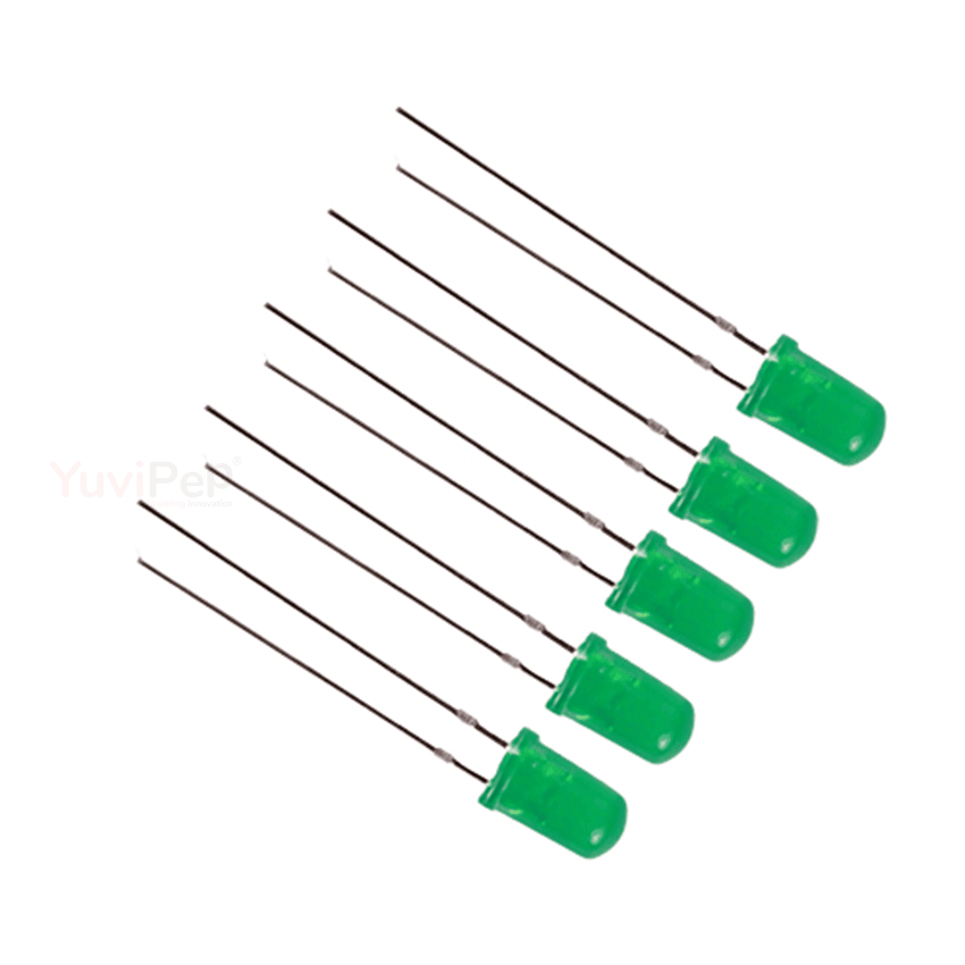 Green LED (5MM) (Pack of 5) thumbnail 3