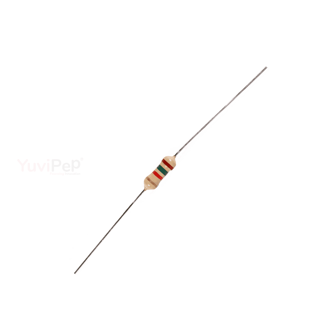 1.5K Ohm (Ω) 1/4W Resistor (Pack of 5) thumbnail 2