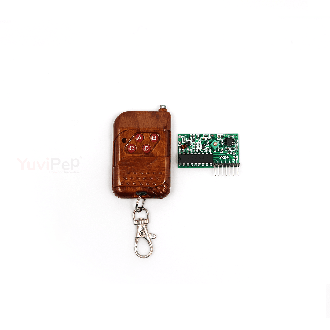 4 Channel Four Button RF Remote Control Transceiver Module