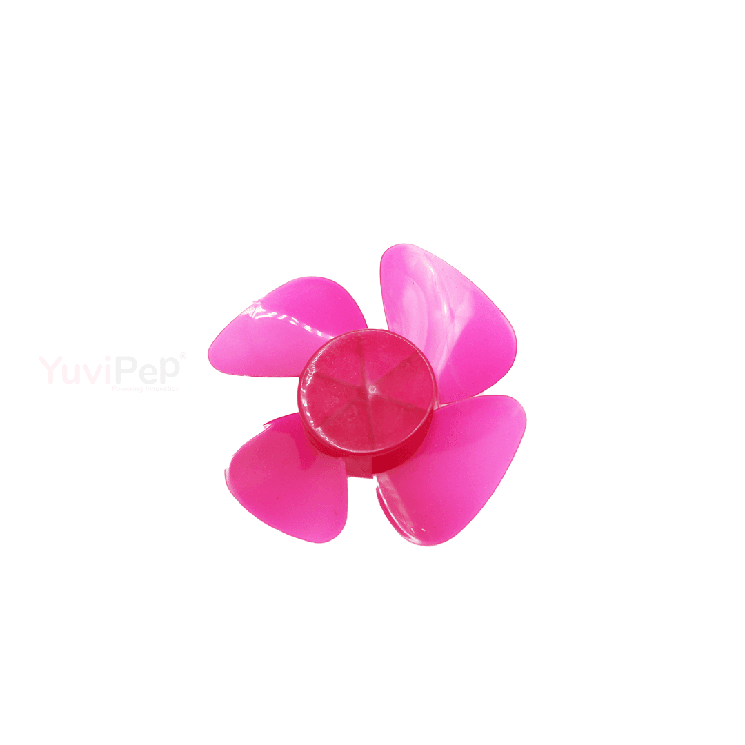 Multi-Colour 4 Wing DC Motor Toy fan PL (25MM)