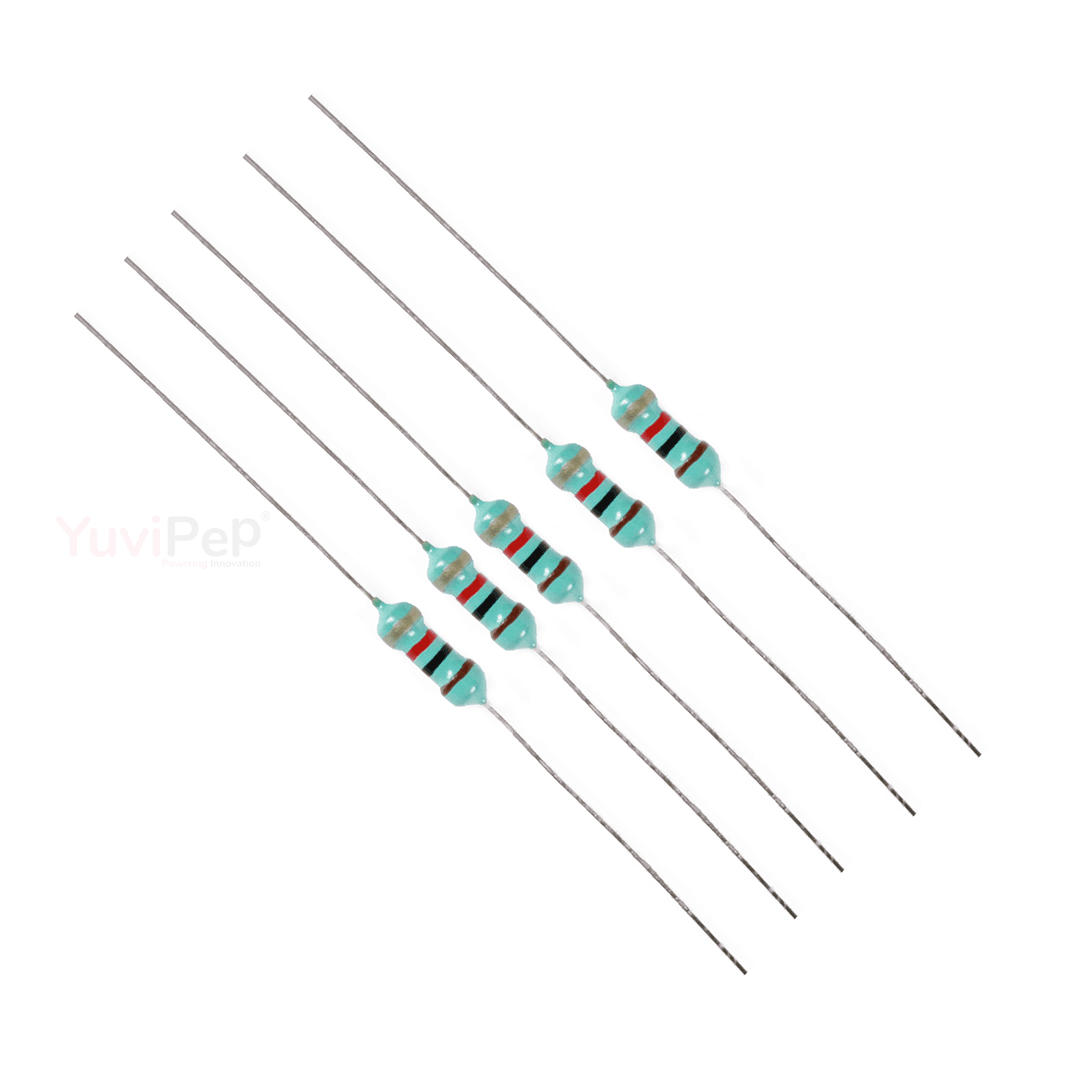 1K Ohm (Ω) 1/4W Resistor (Pack of 5) thumbnail 3