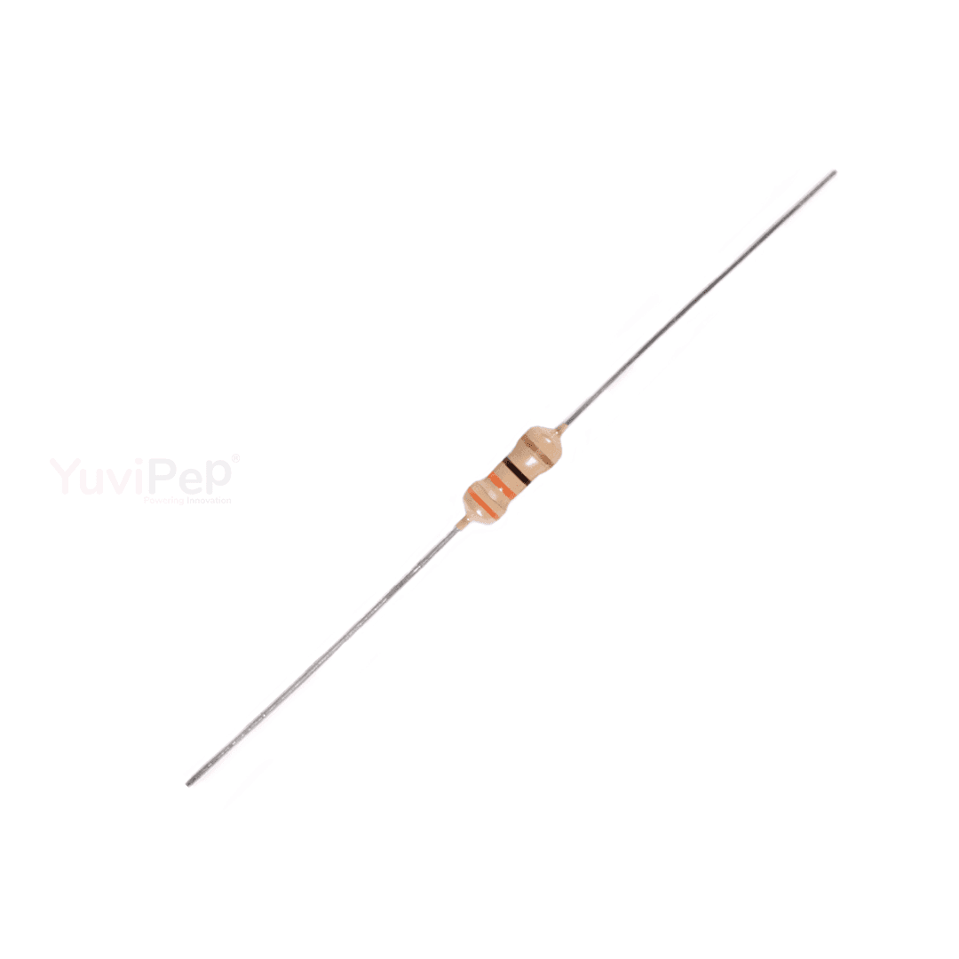 33 Ohm (Ω) 1/4W Resistor (Pack of 5) thumbnail 2