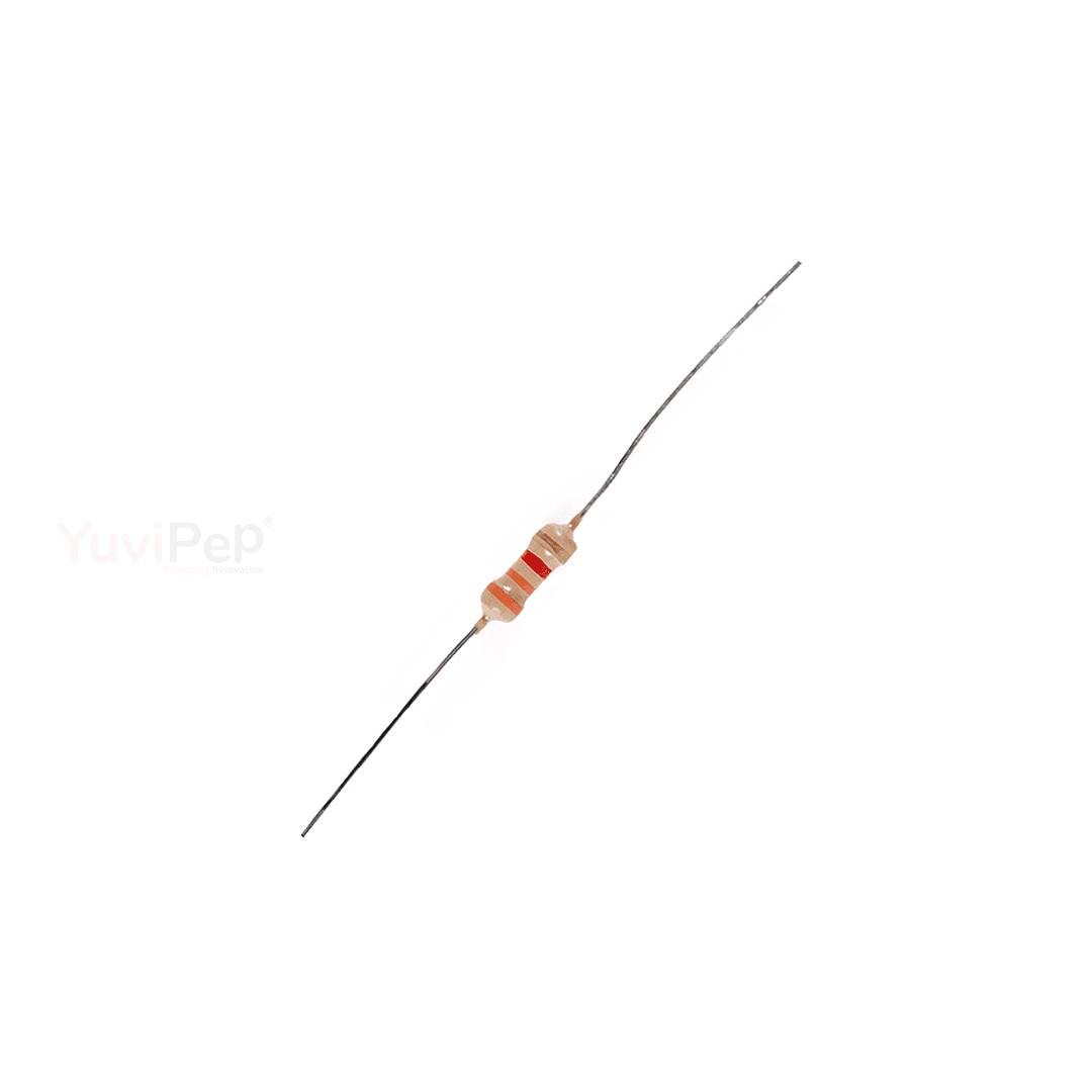 3.3K Ohm (Ω) 1/4W Resistor (Pack of 5) thumbnail 2