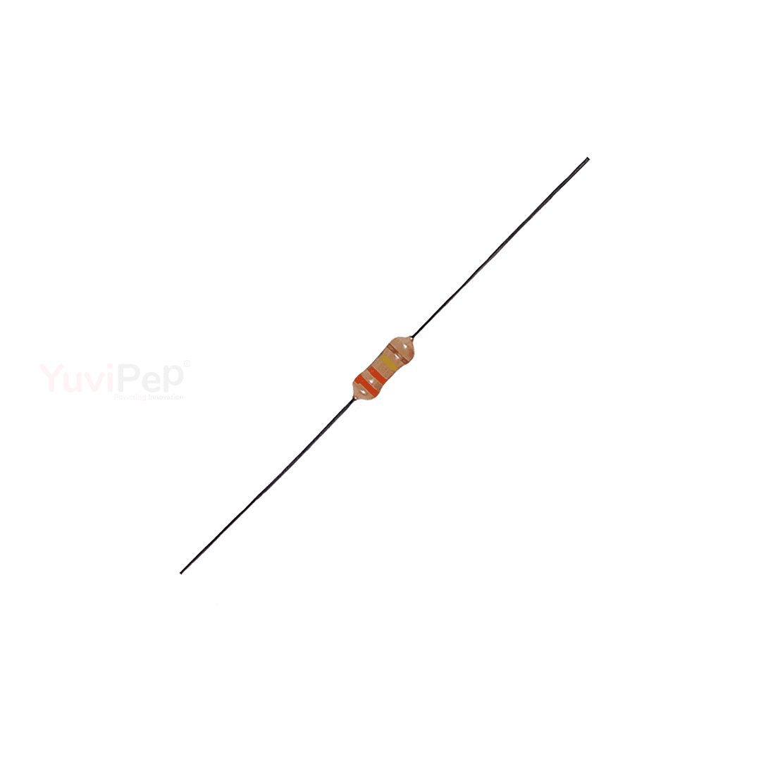 330K Ohm (Ω) 1/4W Resistor (Pack of 5) thumbnail 2