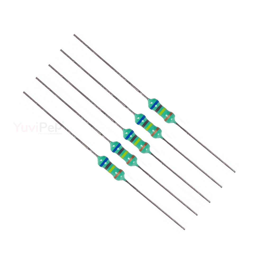 680K Ohm (Ω) 1/4W Resistor (Pack of 5) thumbnail 3