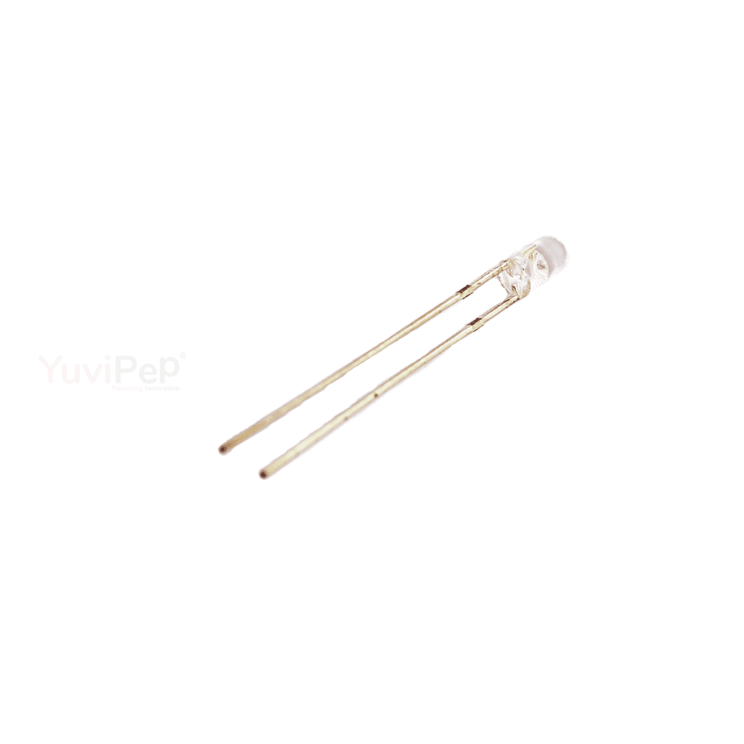 White LED (3MM) (Pack of 5) thumbnail 2