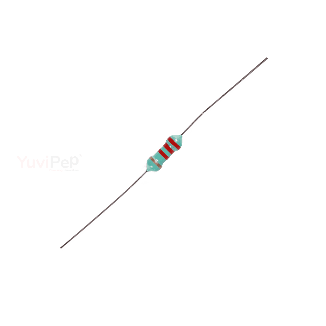 2.2K Ohm (Ω) 1/4W Resistor (Pack of 5) thumbnail 2