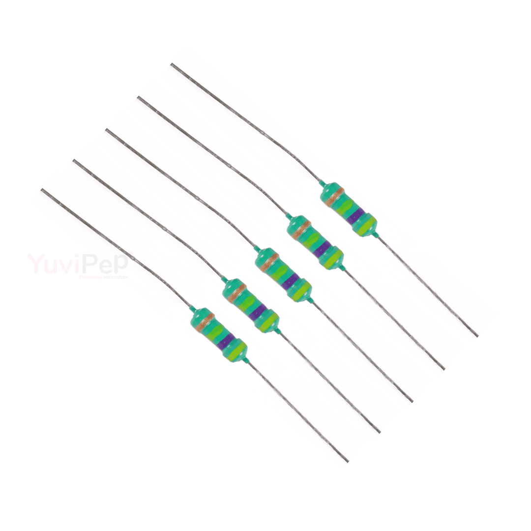 470K Ohm (Ω) 1/4W Resistor (Pack of 5) thumbnail 3