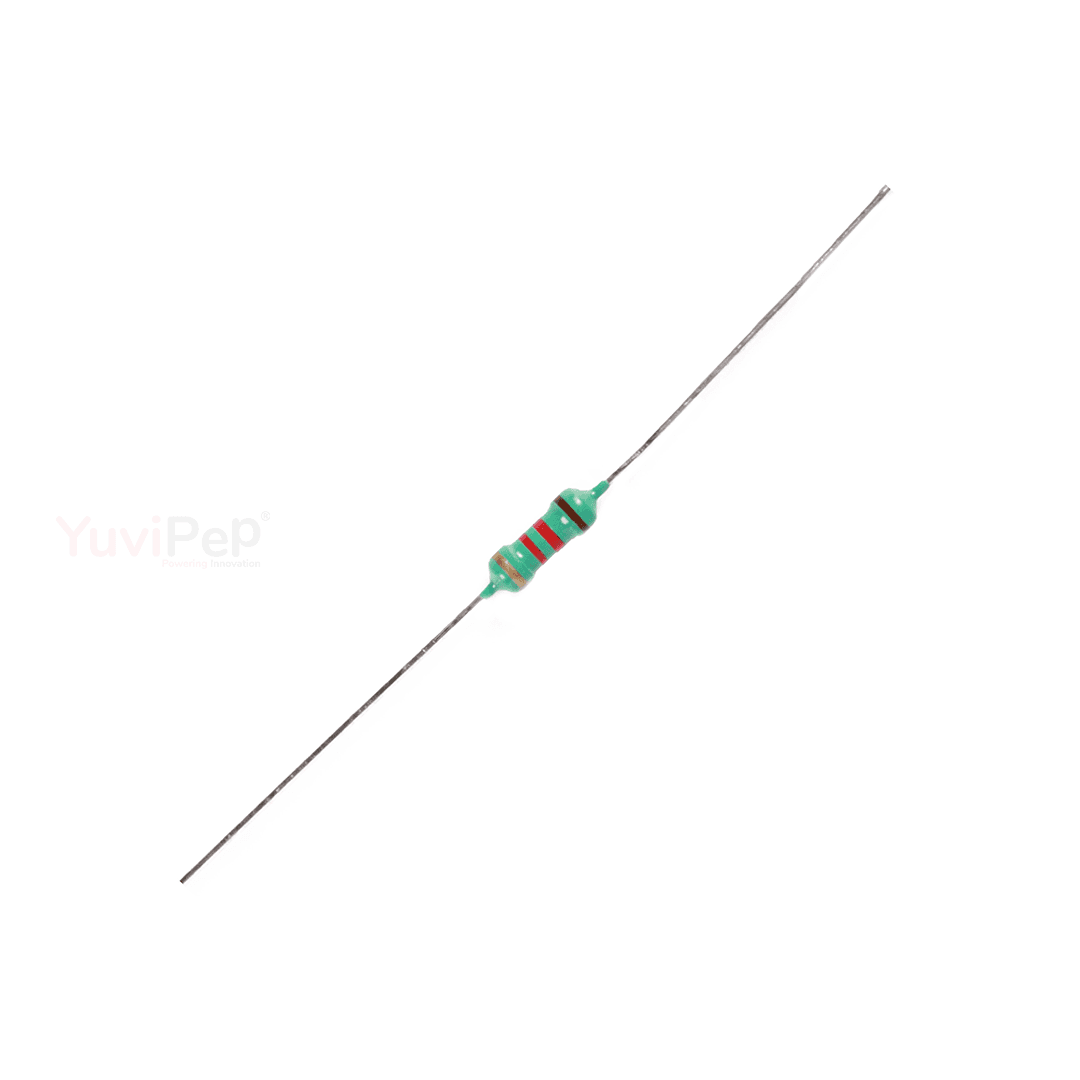 1.2K Ohm (Ω) 1/4W Resistor (Pack of 5) thumbnail 2