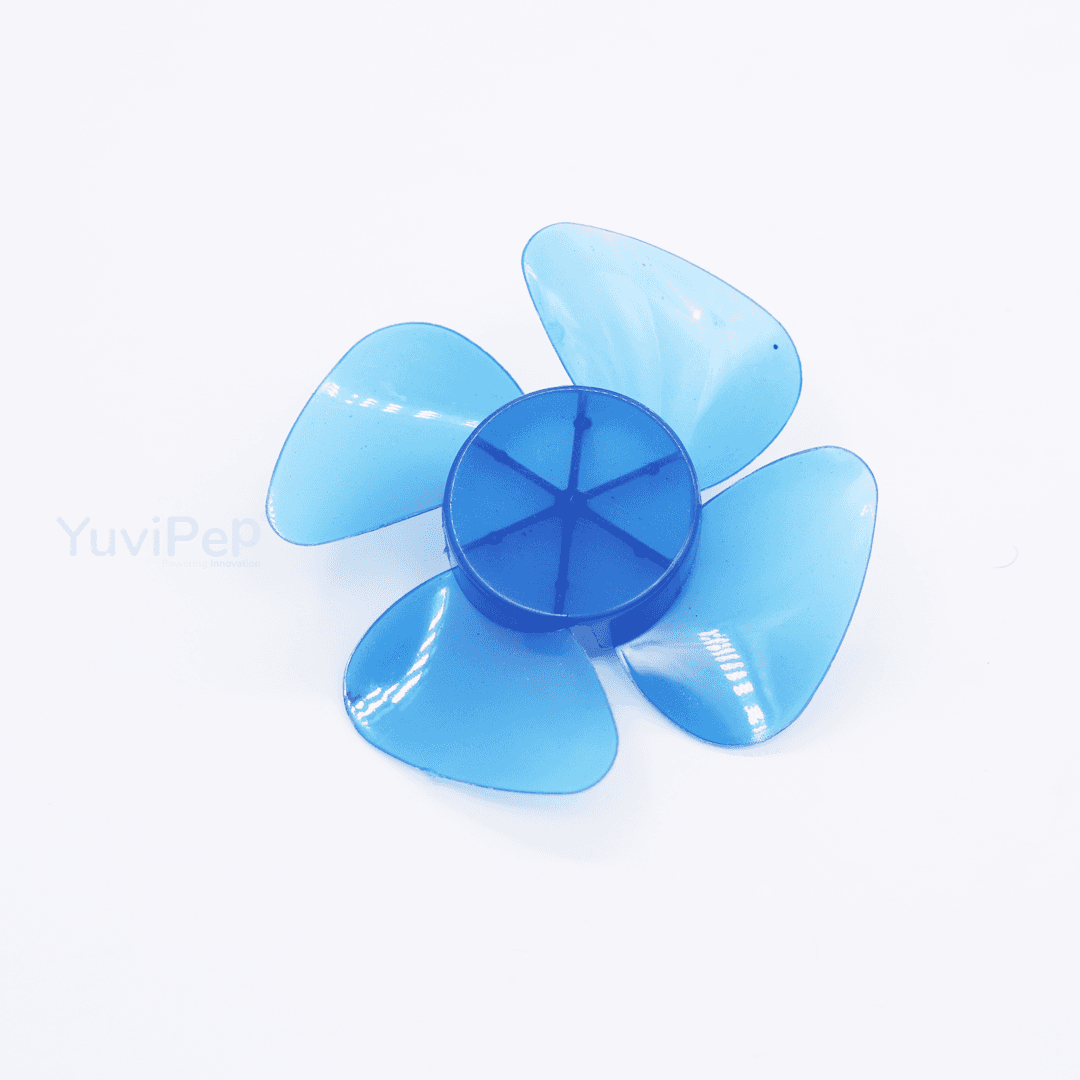 Multi-Colour 4 Wing DC Motor Toy fan PL (25MM) thumbnail 2